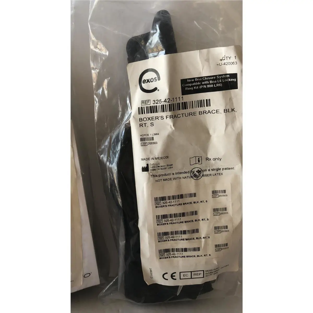 Exos  - EXOS - 325-42-1111 - Black 0