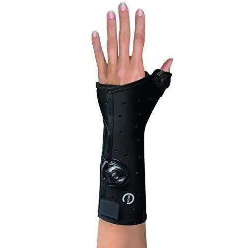 Djo Exos 231-21-1111 Long Thumb Spica W/boa Blacdjo k Left Xxs