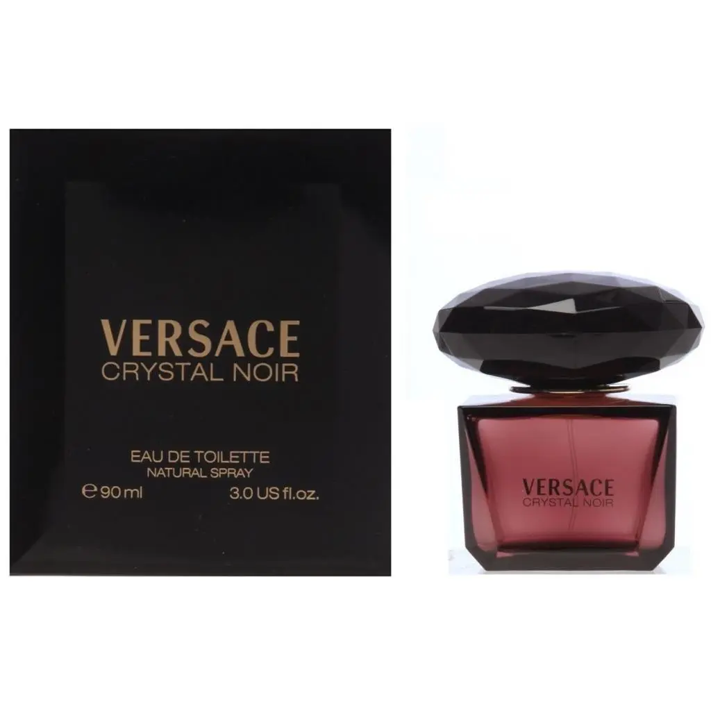 Versace Crystal Noir 3.0 Oz Eau de Toilette Perfume For Women Box