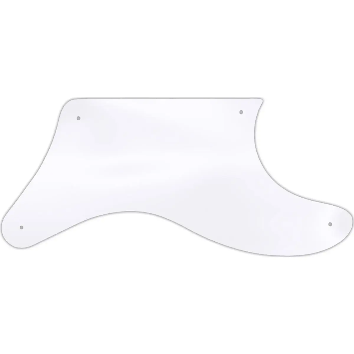 Versace WD Custom Pickguard For Fender Cabronita Precision Bass 45 Clear Acrylic