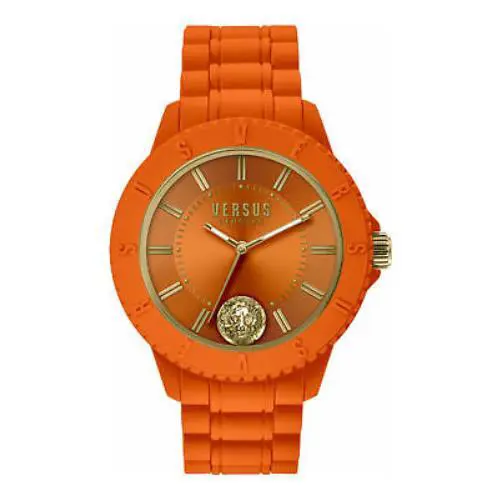 Versus Versace Mens Orange 42 mm Tokyo R Strap Watch VSPOY6721