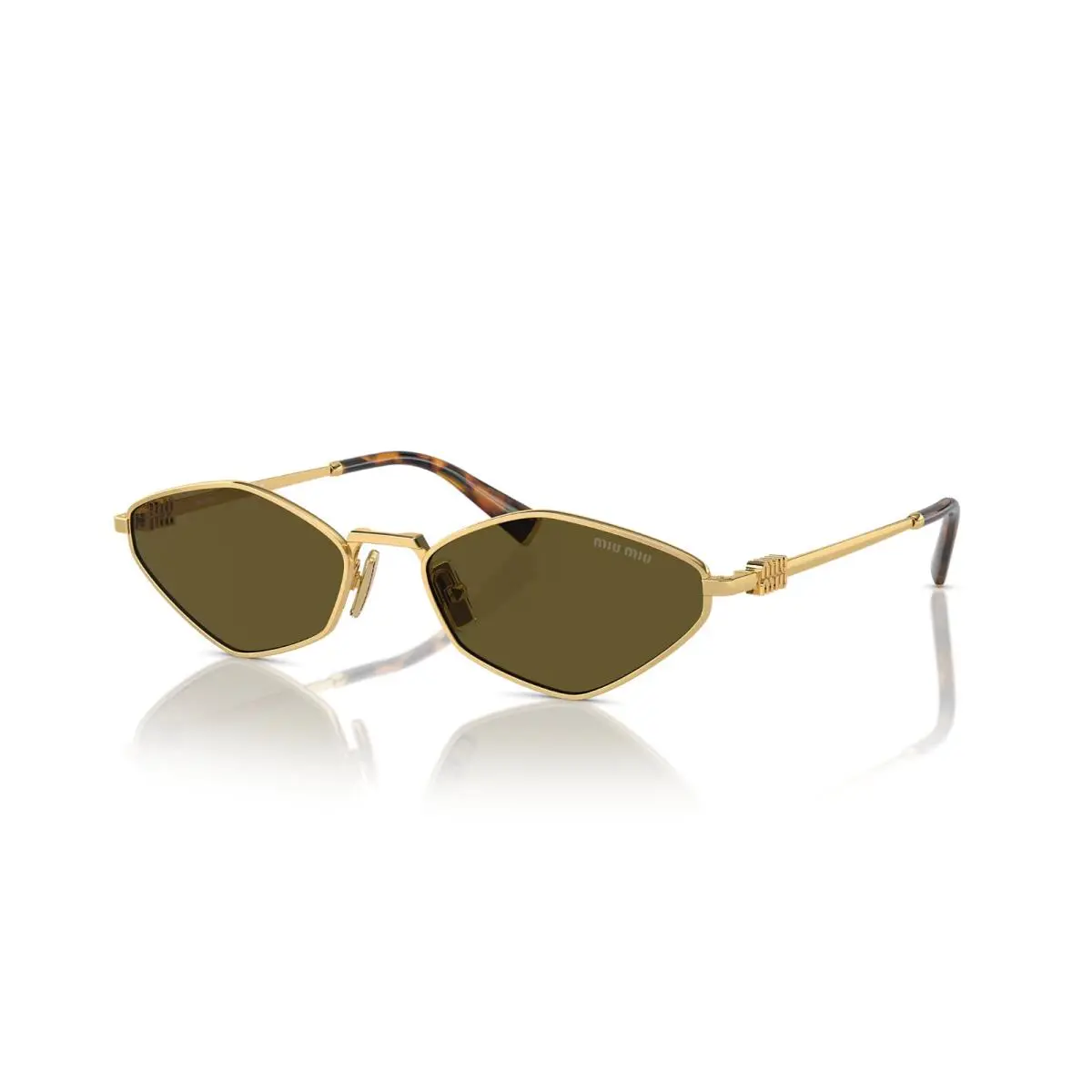 Miu Miu MU 56ZS Sunglasses – Brown Lenses – – Made in Italy –