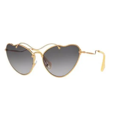 Miu Miu Sunglasses MU 55R 55RS 7OE3E2 Gold/gradient Brown Women