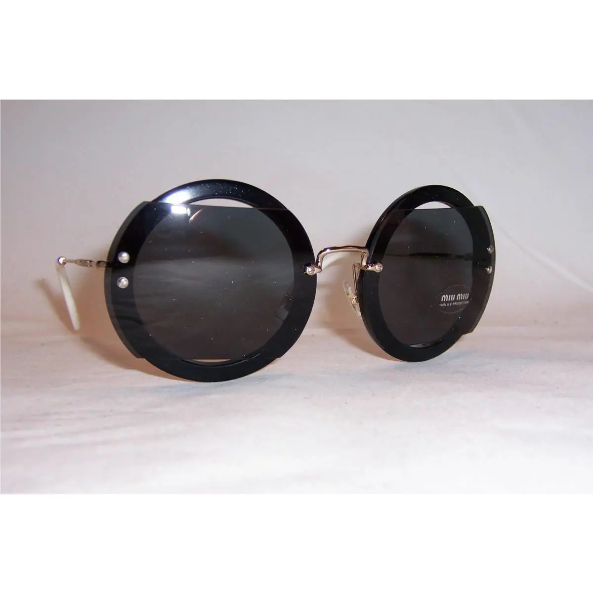 Miu Miu Sunglasses MU 06S 1AB1A1 Black/gray 06SS