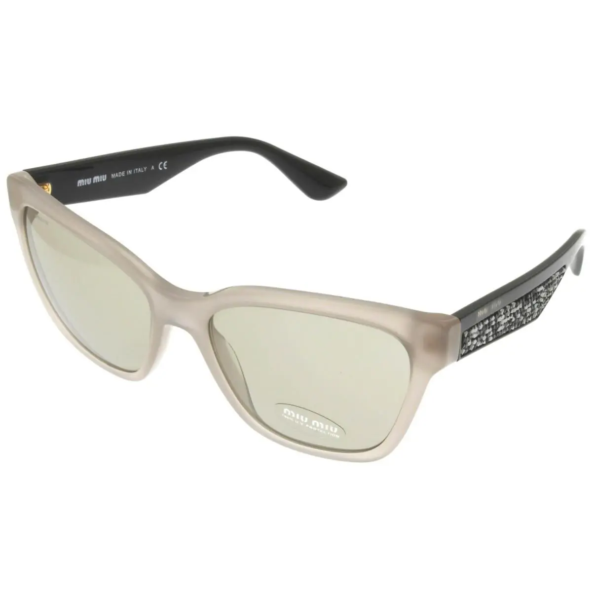 Miu Miu Sunglasses Women Opal Argil Cat Eye MU 06RS UE25J2