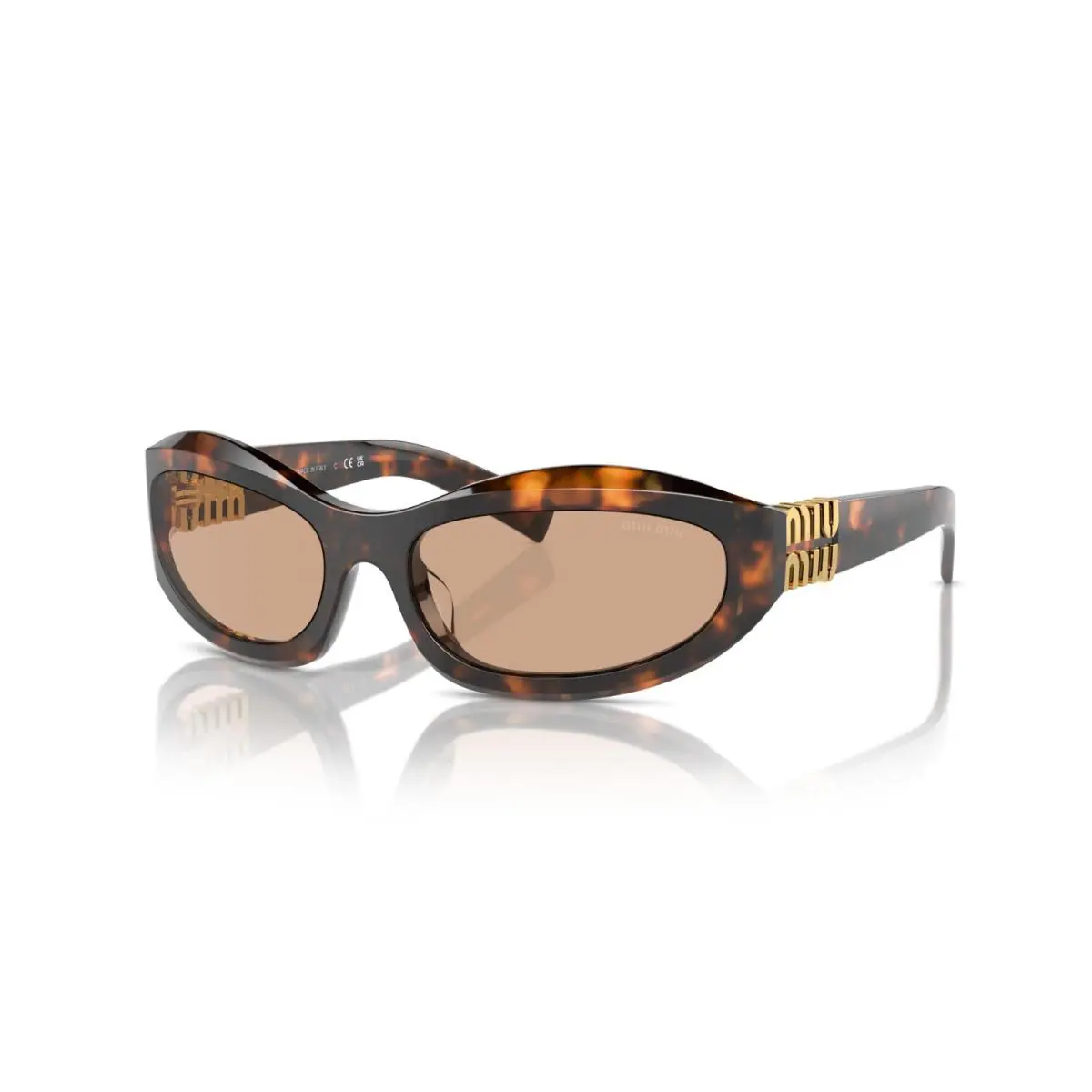 Miu Miu MU 14ZS Honey Havana/brown 14L90H Sunglasses