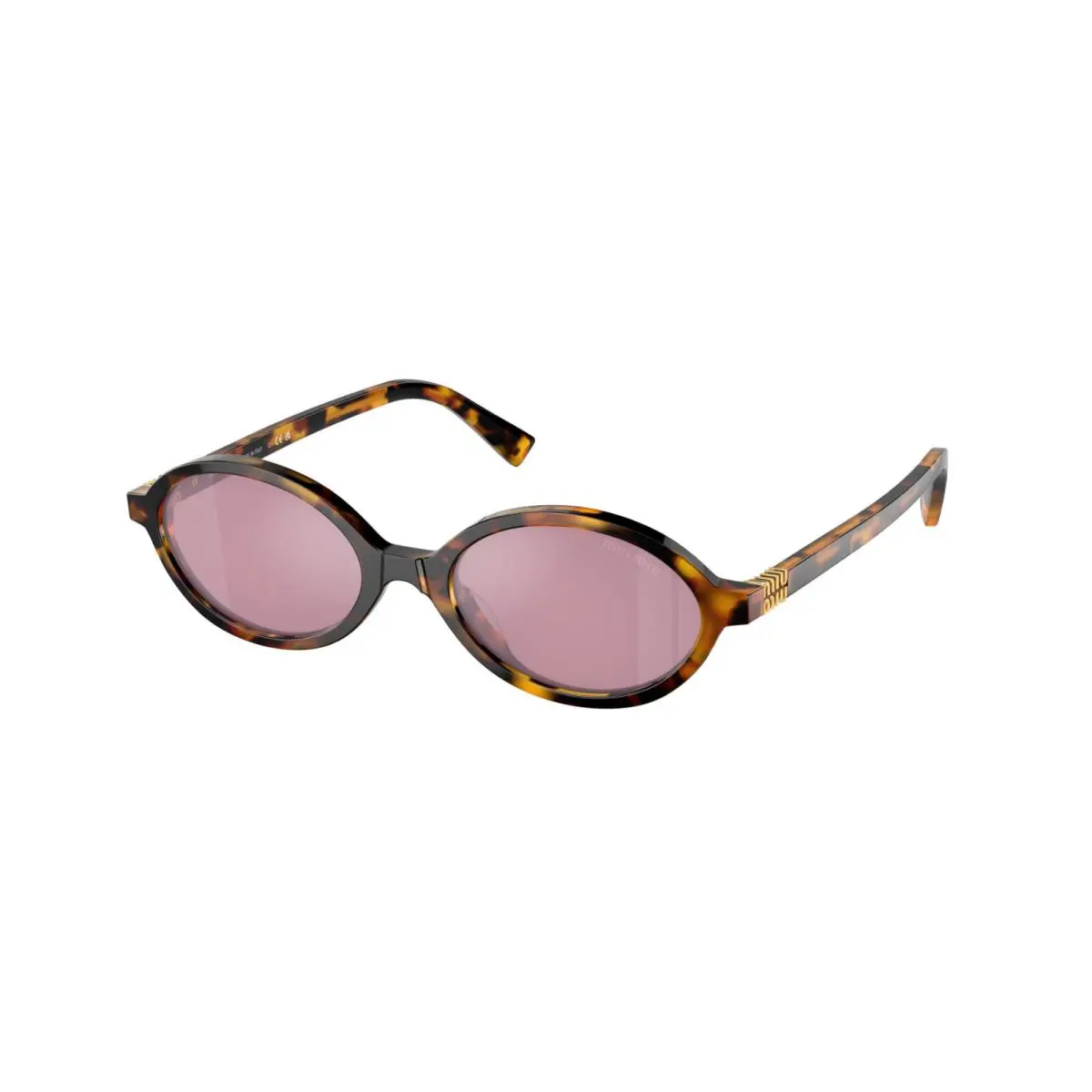 Miu Miu Smu 04ZS Honey Havana/bordeaux VAU-50D Sunglasses