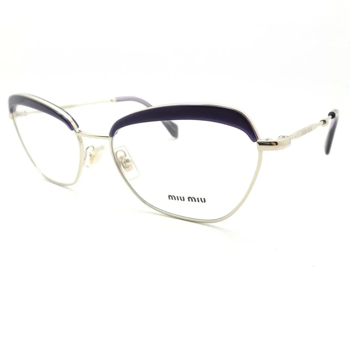 Miu Miu Vmu 51N TFI-1O1 Purple Gold Rx Frames