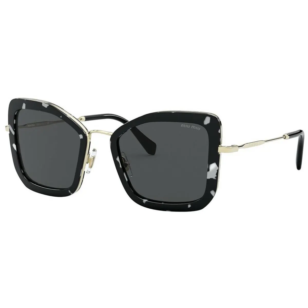 Miu Miu Smu 55V Black Havana/grey PC7-5S0 Sunglasses