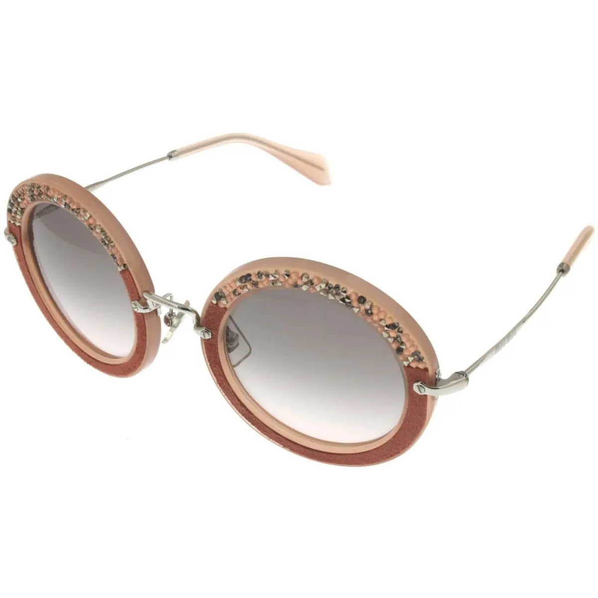 Miu Miu Sunglasses Women Pink Round MU 08RS TV14K0