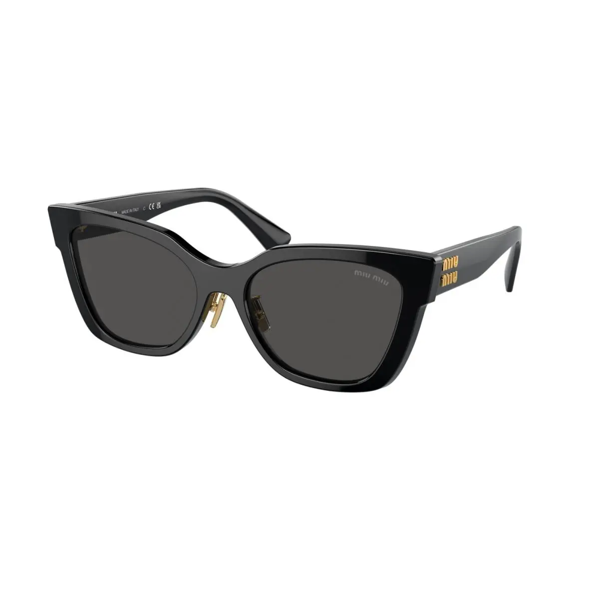 Miu Miu MU 02ZS Black/dark Grey 1AB-5S0 Sunglasses