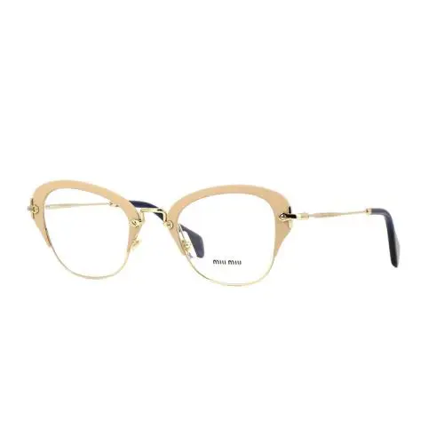 Miu Miu Vmu 53O UF0-1O1 50mm Rose Gold Rx Frame