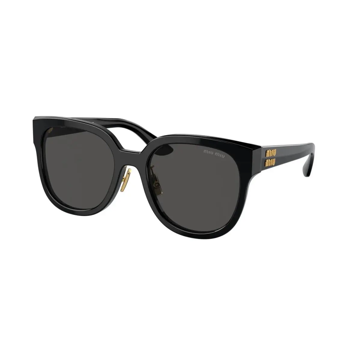 Miu Miu MU 01ZS Black/dark Grey 1AB-5S0 Sunglasses