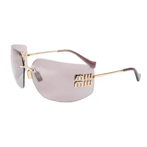 Miu Miu MU54YS 5AK06I Gold/light Purple Brown 80-14-110 Sunglasses