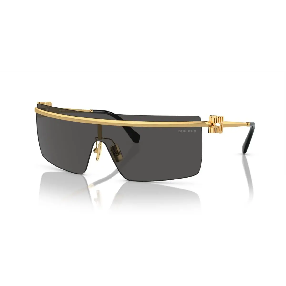 Miu Miu Smu 50ZS Gold/dark Grey 5AK-5S0 Sunglasses