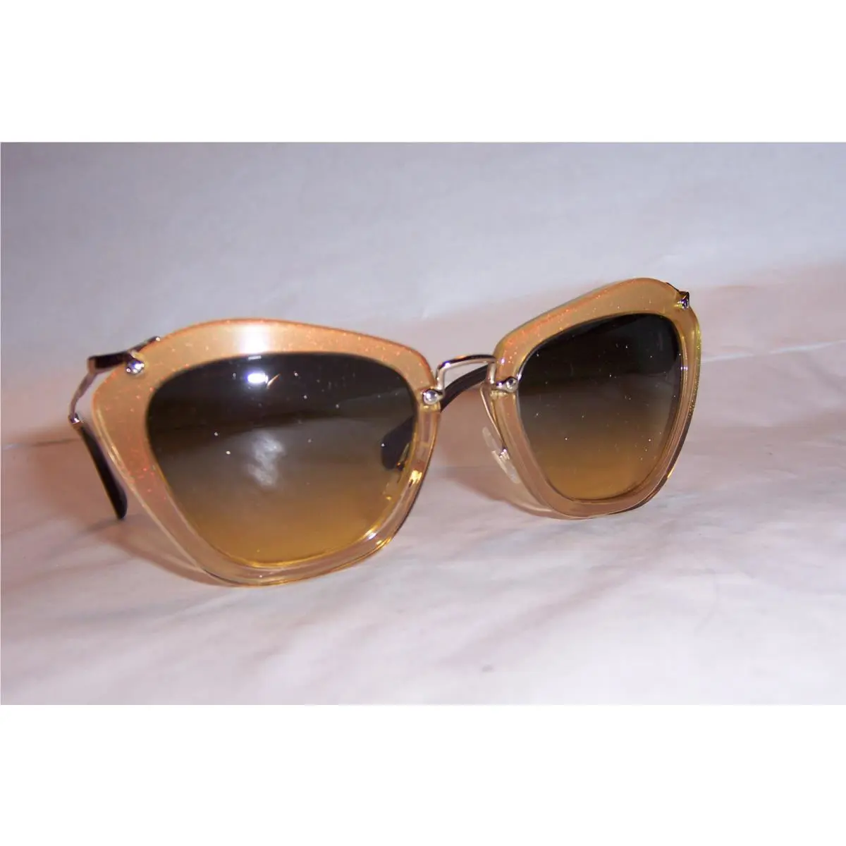 Miu Miu Sunglasses MU 10N PDA1F2 Gold Glitter/gold 10NS