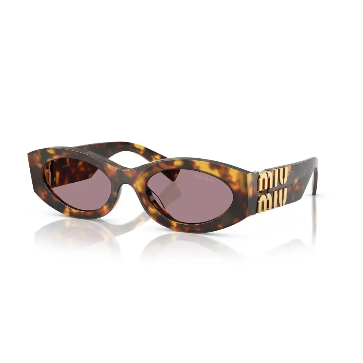 Miu Miu Smu 11WS Honey Havana/light Purple Brown 14L20I Sunglasses