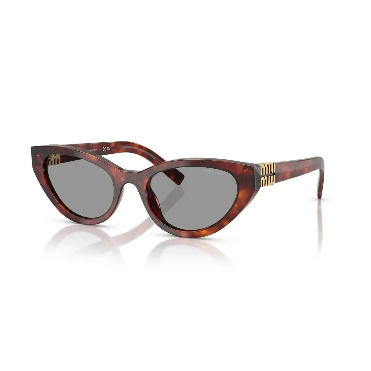 Miu Miu MU A04S Havana Mahogany/grey 21C40O Sunglasses