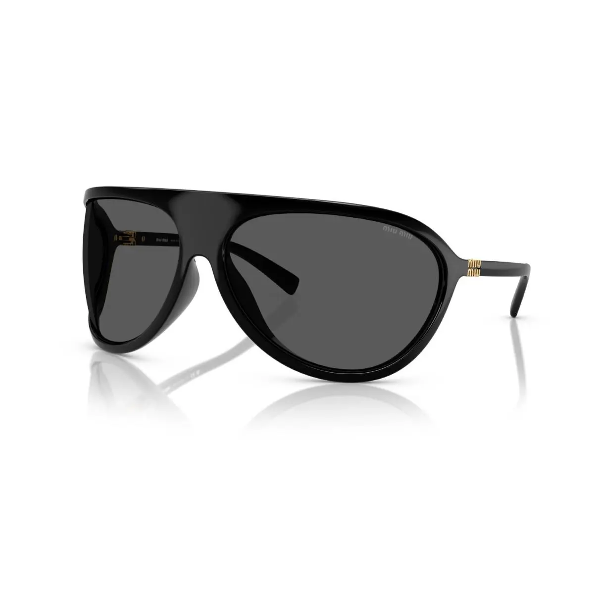 Miu Miu MU A01S Black/dark Grey 1AB5S0 Sunglasses