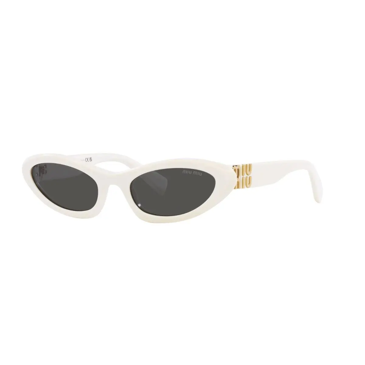 Miu Miu MU 09YS White/dark Grey 1425/S0 Sunglasses