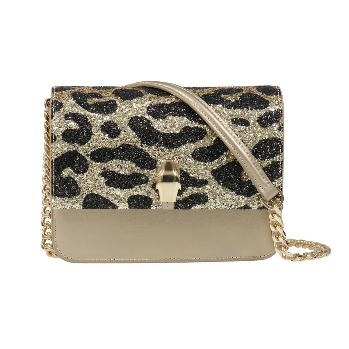 Roberto Cavalli Class Gwlpce D61 Milano Rmx 0 Beige/gold Medium Shoulder Bag