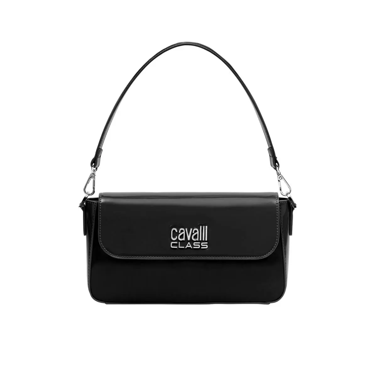 Cavalli Class Firenze Black Medium Classic Shoulder Bag