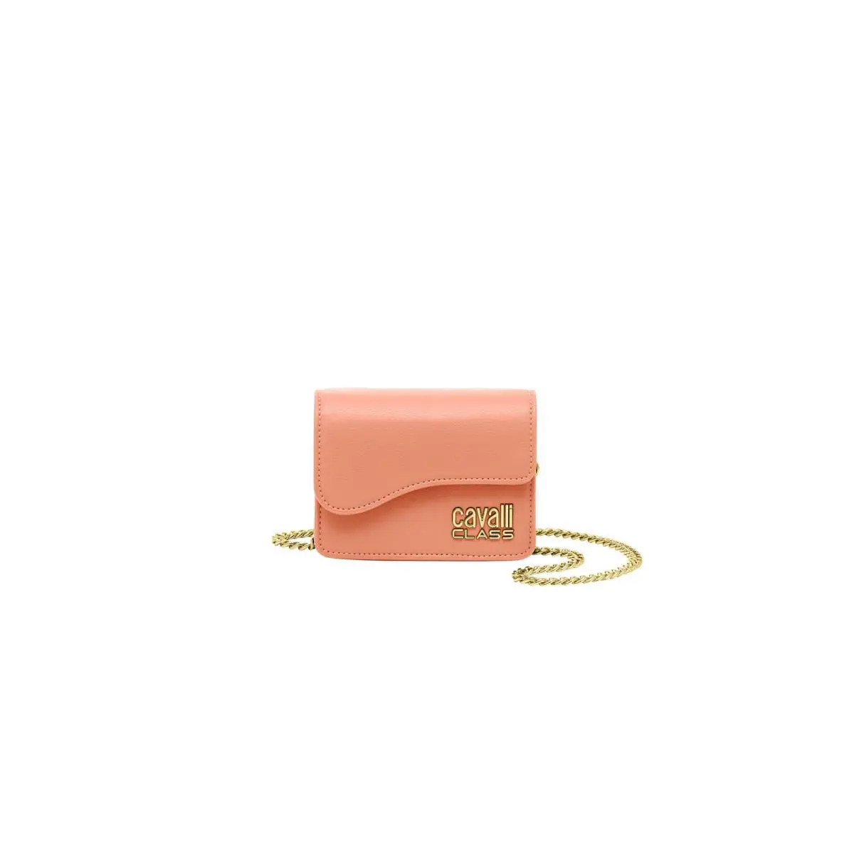 Cavalli Class Cortina Light Peach Small Top Handle Crossbody Shoulder Bag