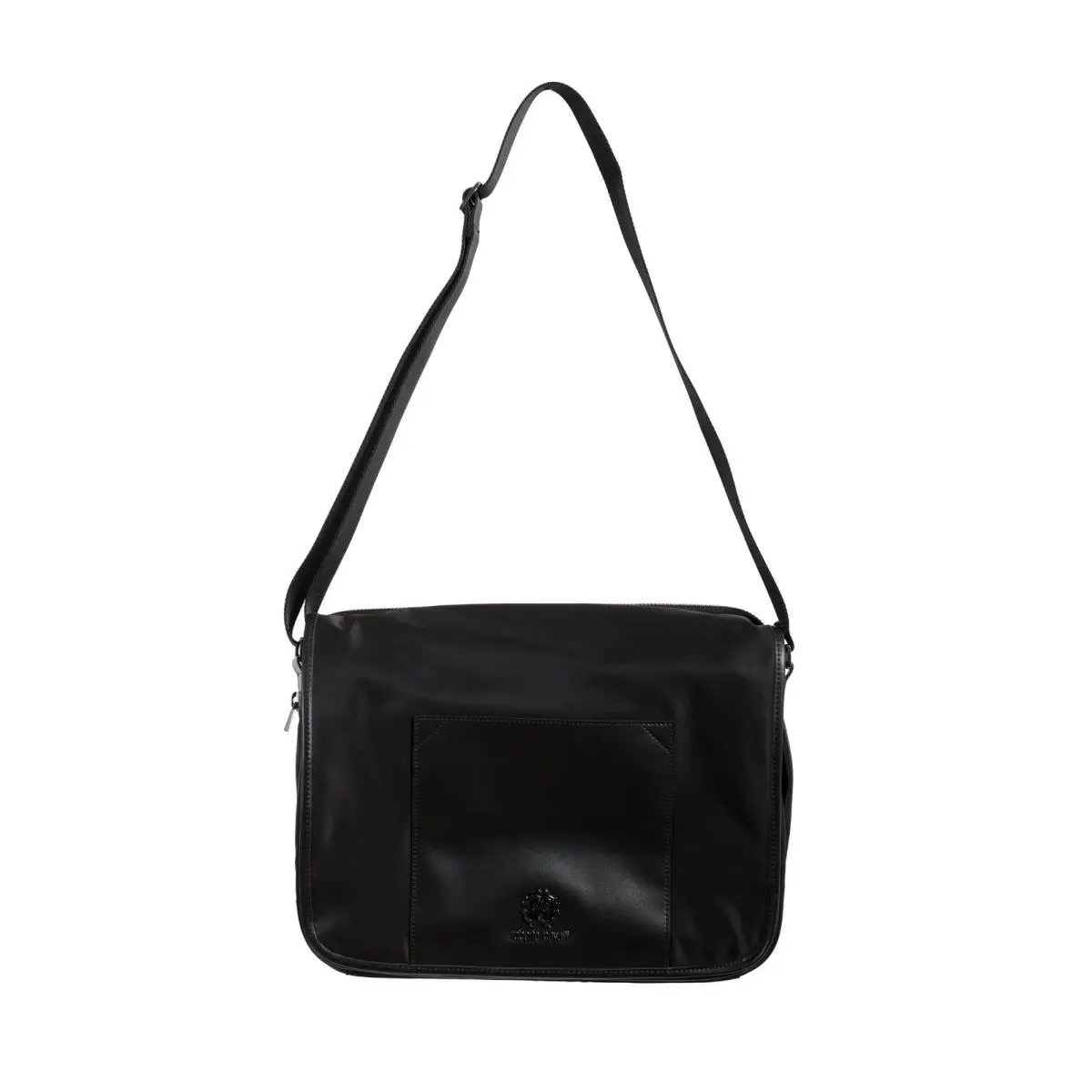 Roberto Cavalli Men`s Black Shoulder Messenger Bag
