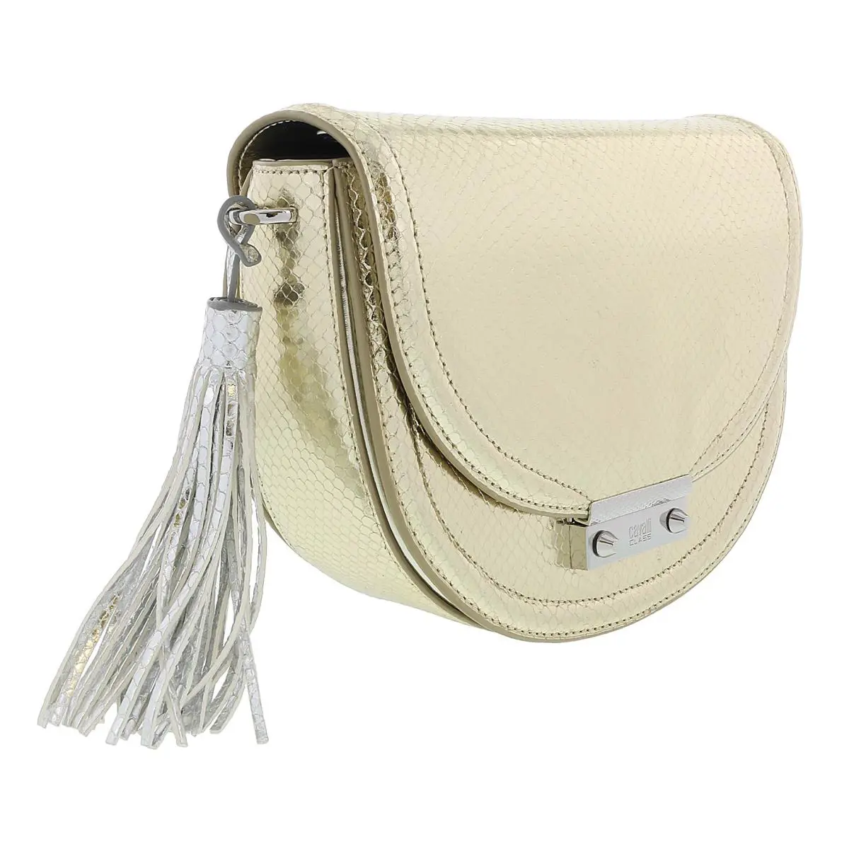 Class Roberto Cavalli Linda 002 Light Gold Medium Shoulder Bag