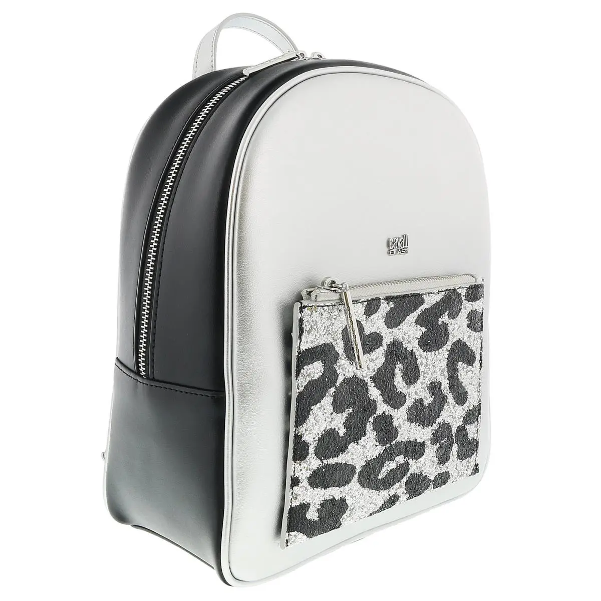 Roberto Cavalli Gqlpao G25 Silver/black Milano Rmx 003 Backpack