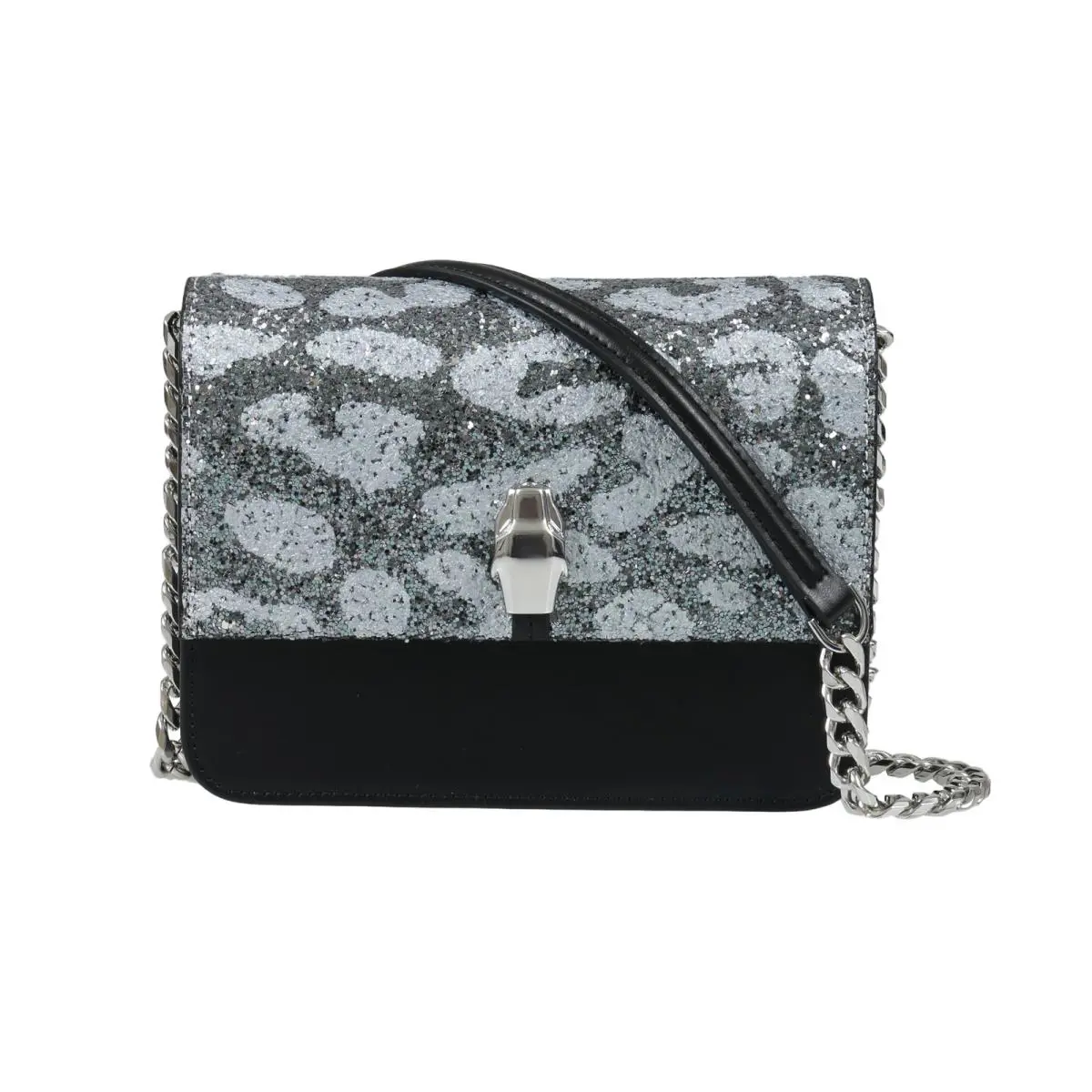 Class Gwlpce B13 Milano Rmx 0 Black/silver Medium Shoulder Bag by Roberto Cavalli