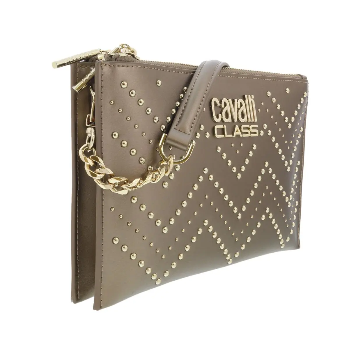 HXLPH1 102 Bronze Clutch by Roberto Cavalli