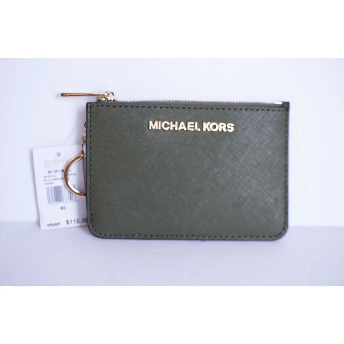 Jet Set Travel S TZ Coin Pouch with ID Key Holder Wallet DUFFLE by Michael Kors