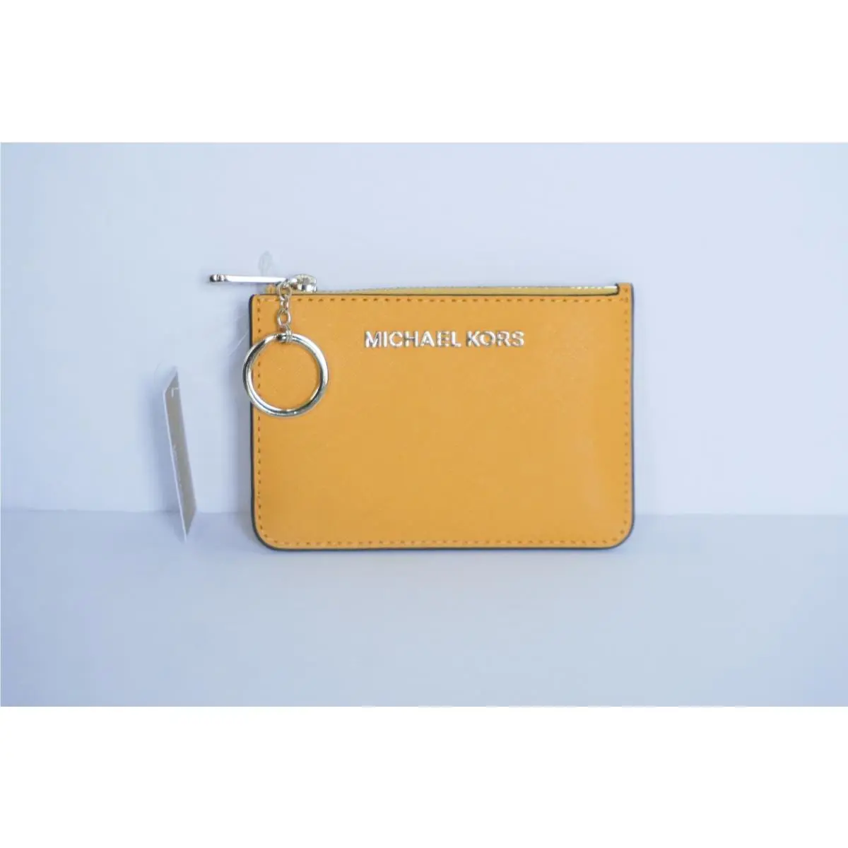 Jet Set Travel S TZ Coin Pouch with ID Key Holder Wallet JASMINE YELLOW by Michael Kors