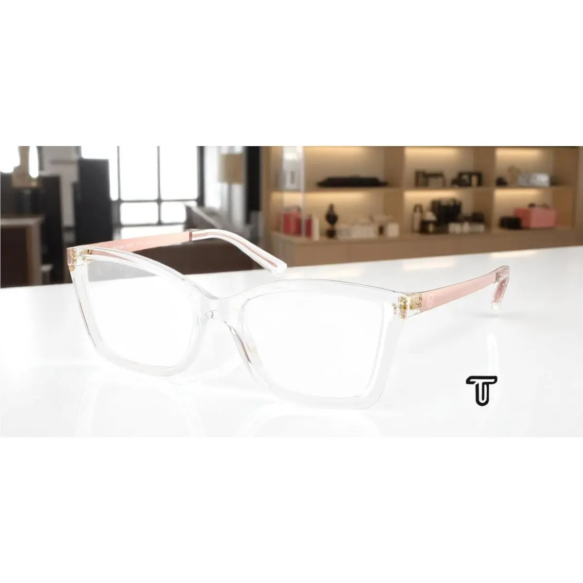 Michael Kors Caracas MK4058 3050 Clear Demo Lens 54 mm Women`s Eyeglasses