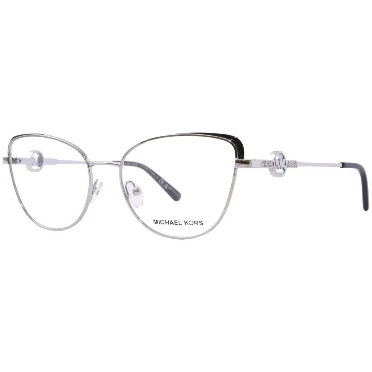 Michael Kors Trinidad MK3058B 1153 Eyeglasses Frame Women`s Silver Full Rim 54mm