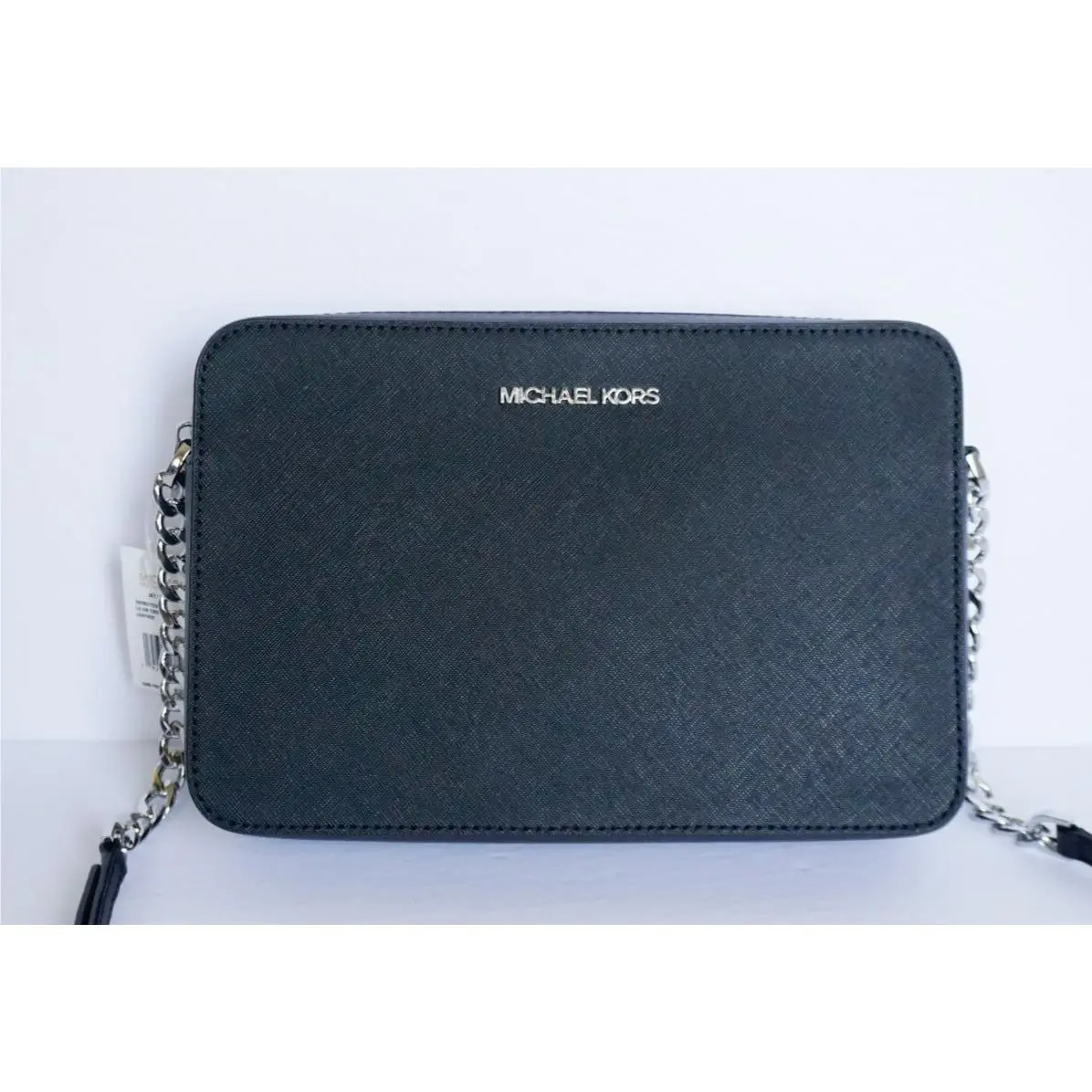 Michael Kors Jet Set Item East West Shoulder Crossbody Bag Black/silver - Handle/Strap: Black, Hardware: Silver Toned Hardware, Exterior: Black