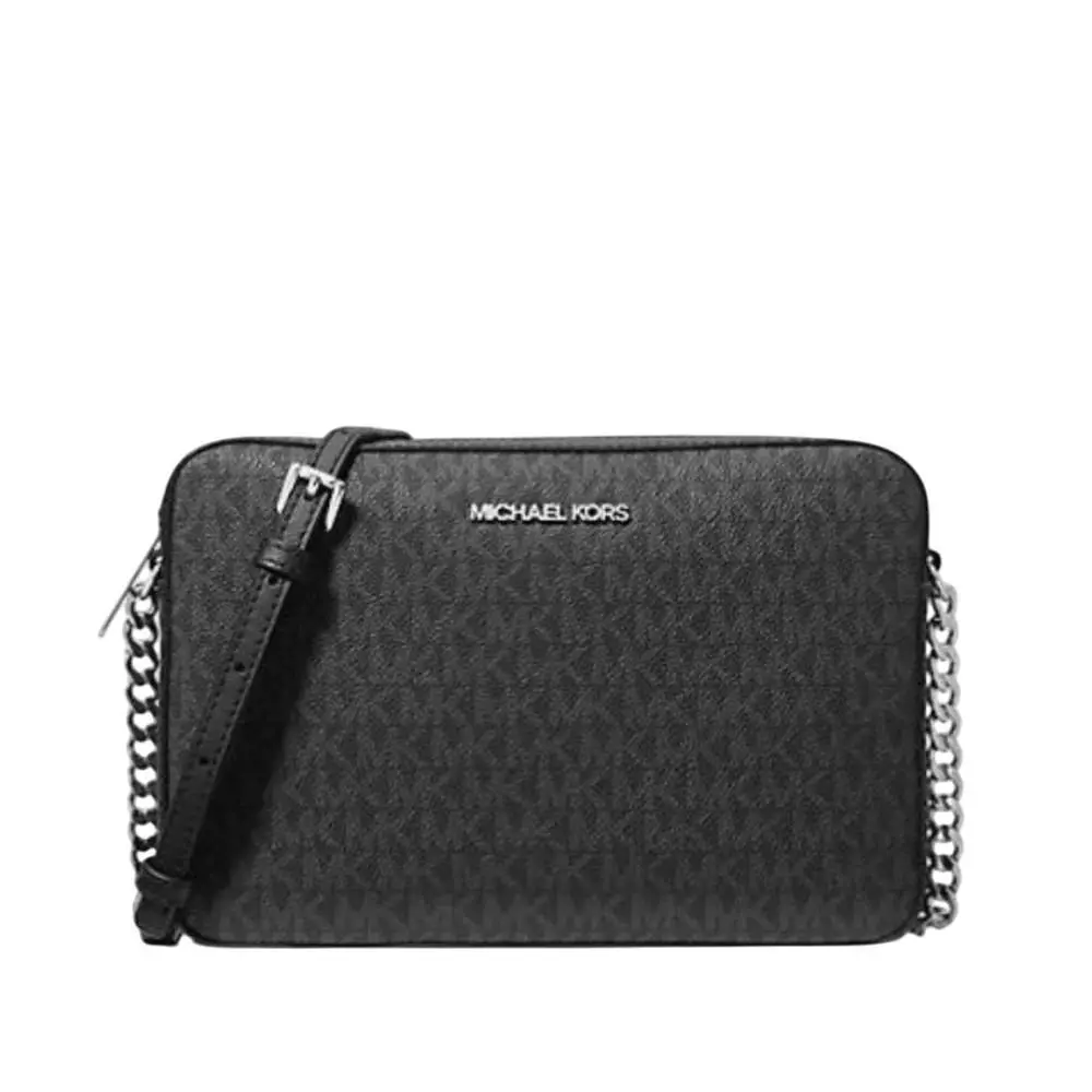 Michael Kors Jet Set Item East West Shoulder Crossbody Bag MK Black