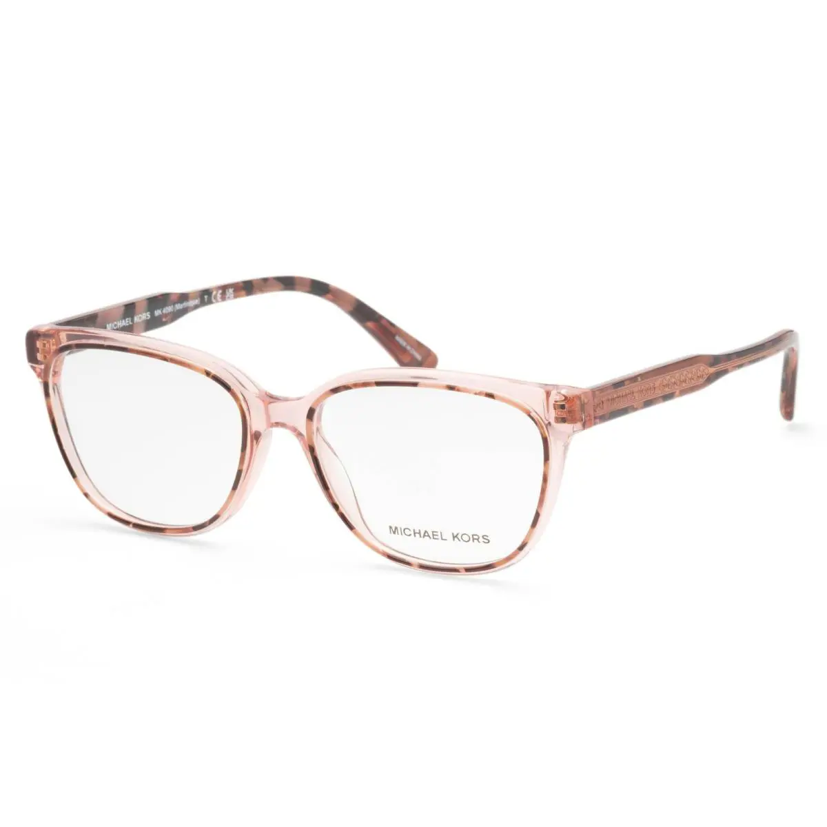 Michael Kors Martinique Eyeglasses MK 4090 3251 Glasses Crystal Pink 54mm W/case