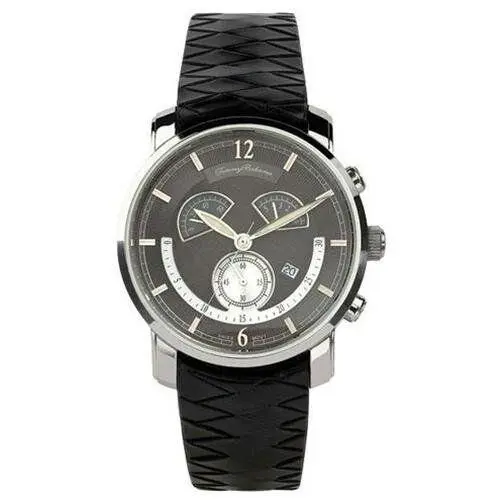 TB1134 Chronograph Morocco Leather Strap Men`s Watch - Great Gift by Tommy Bahama