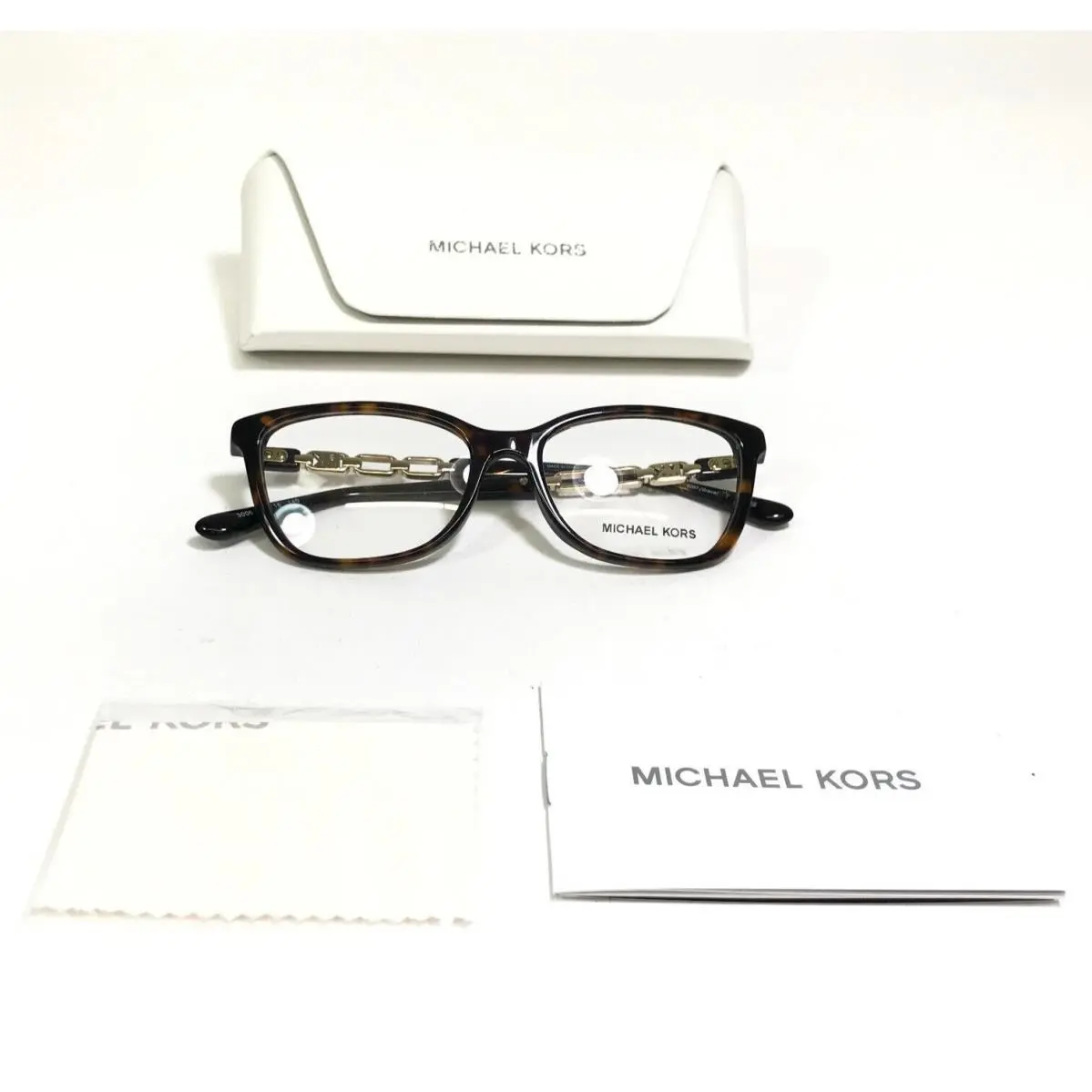 Michael Kors Eyeglasses Frames MK4097 Greve 3006 Tortoise Gold Square 52-16-140 - Frame: Multicolor