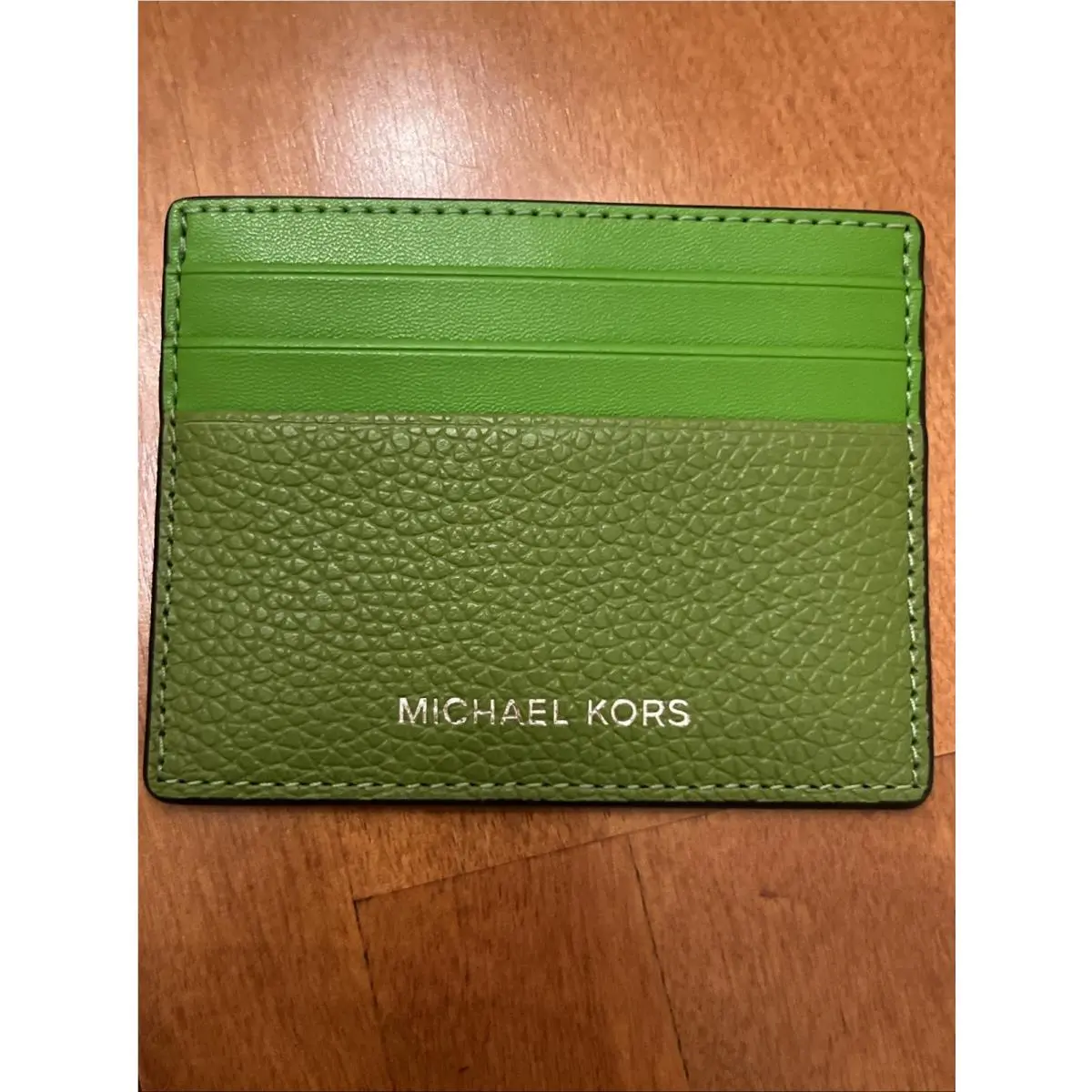 Michael Kors Jet Set Travel Top Zip Card Case Wallet Coin Pouch Dark Cherry