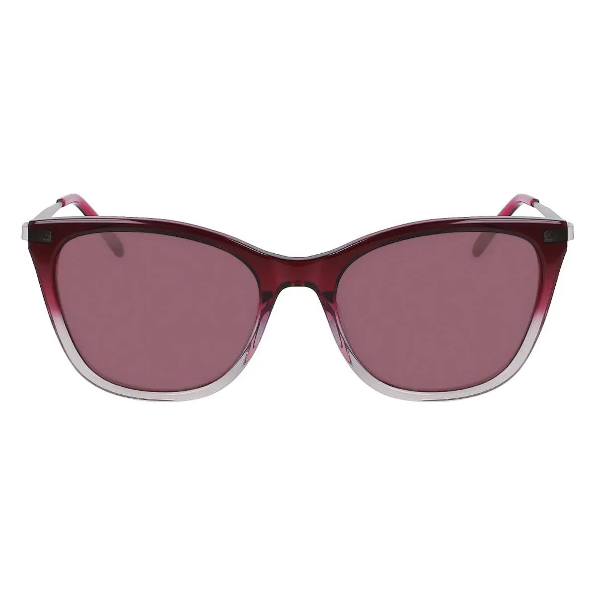 Dkny DK711S Sunglasses Crystal Plum/smoke Gradient 55mm by DKNY