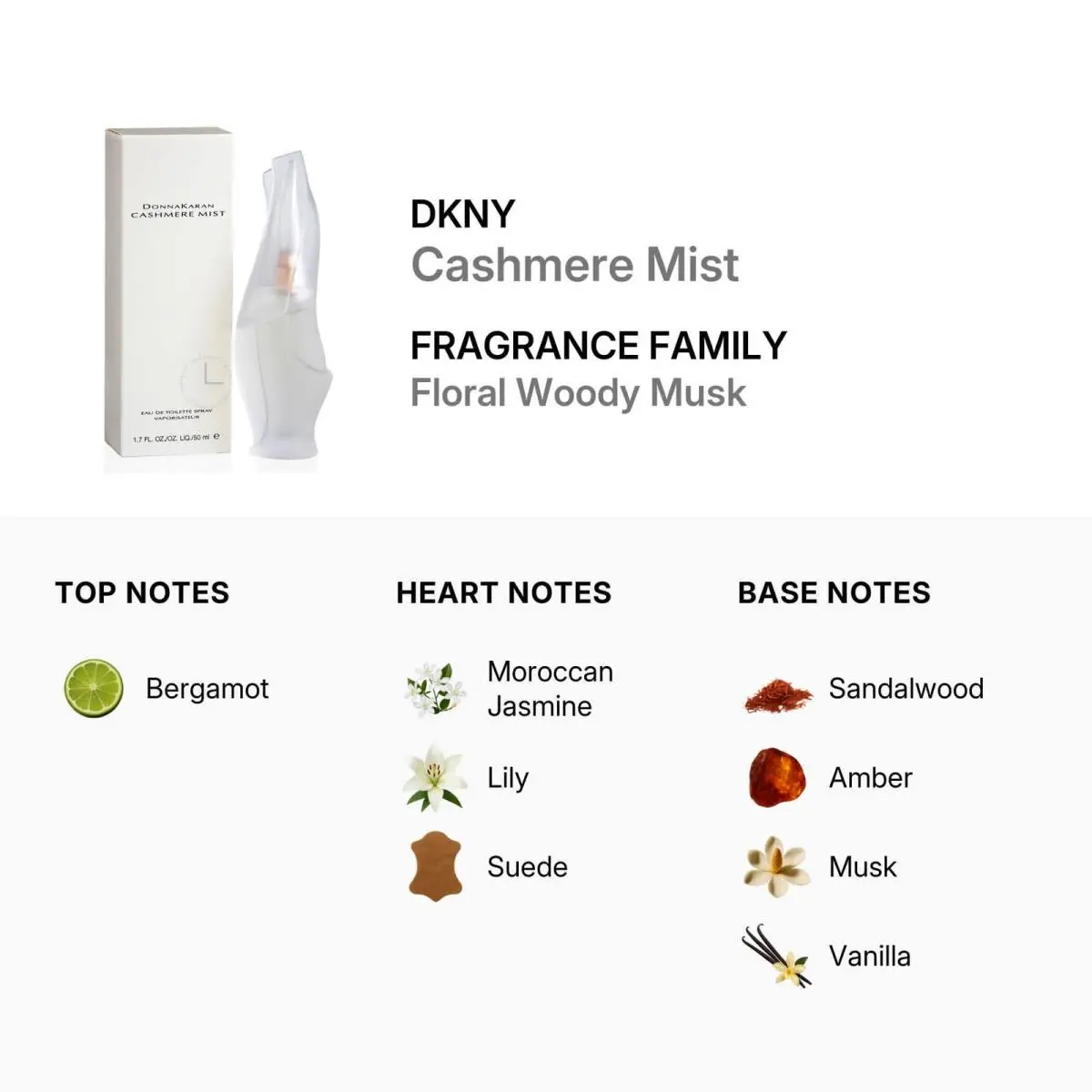 Cashmere Mist/dkny Edt Spray 1.7 Oz 50 Ml W by DKNY