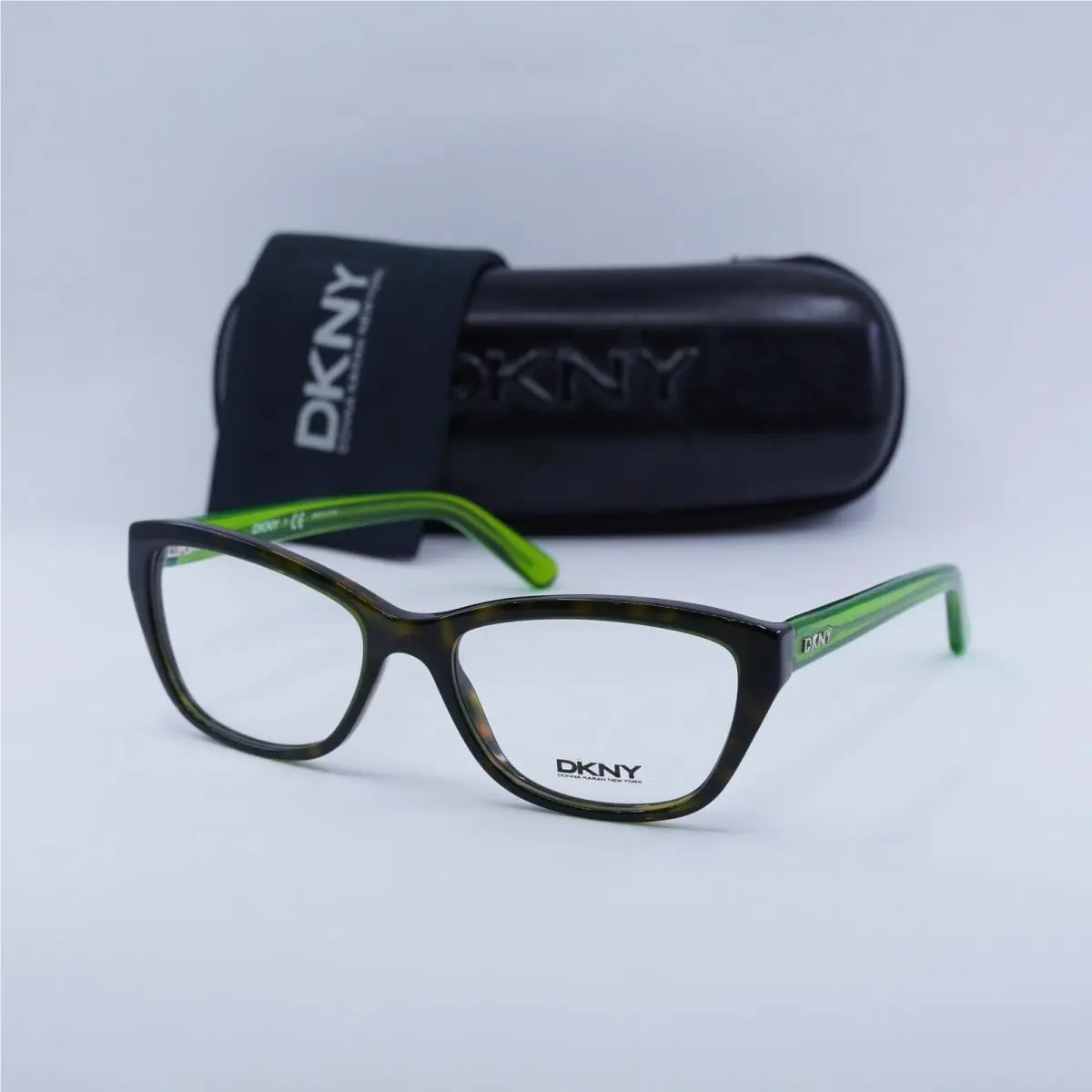 Dkny DY4665 3673 Havana/transparent Green 53mm Eyeglasses