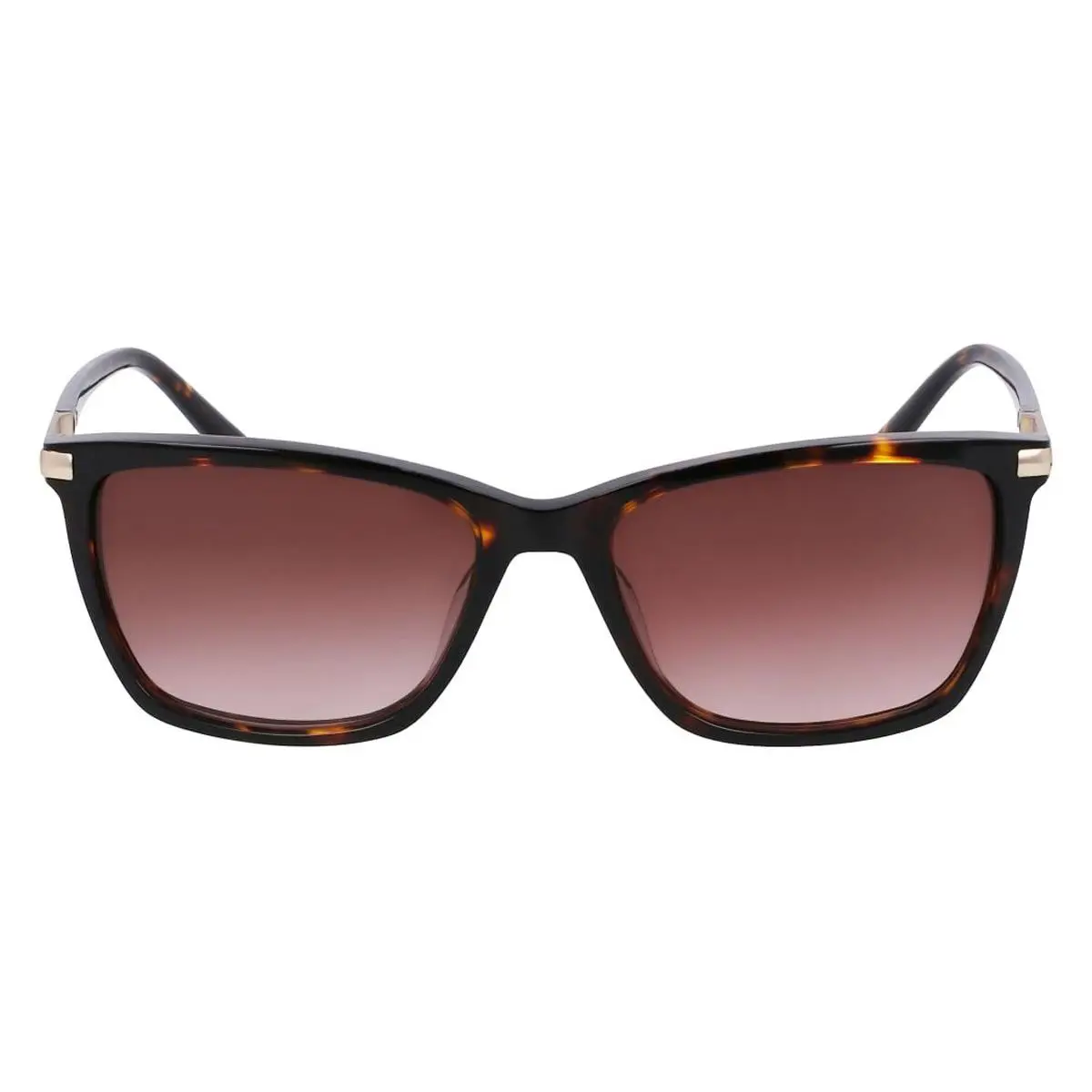 Dkny DK539S Sunglasses Women Dark Tortoise Square 55mm