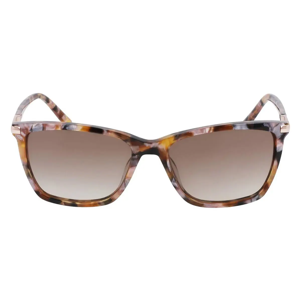 Dkny DK539S Sunglasses Tortoise/pearlized Blush Square 55mm by DKNY