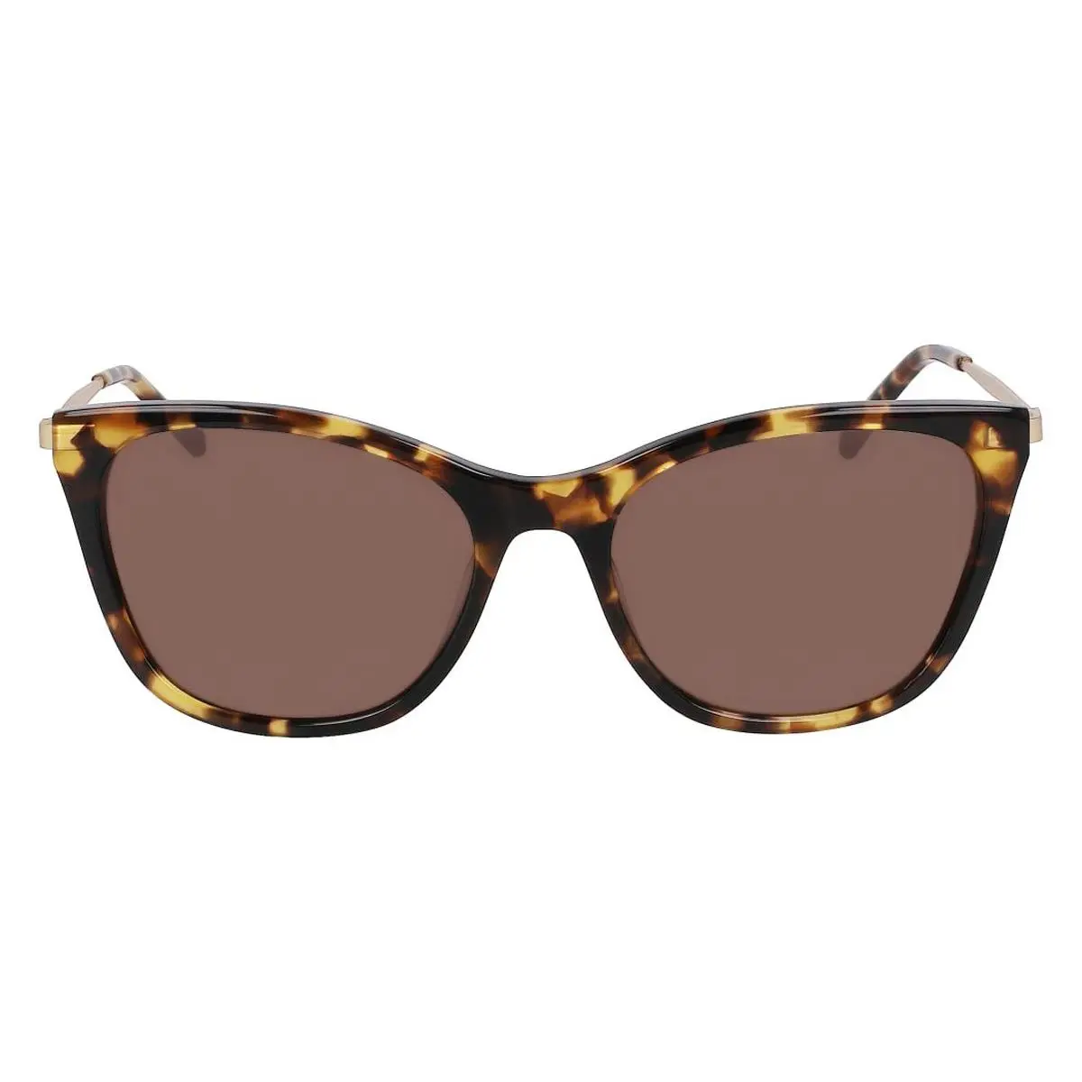 Dkny DK711S Sunglasses Women Soft Tokyo Tortoise Cat Eye 55mm