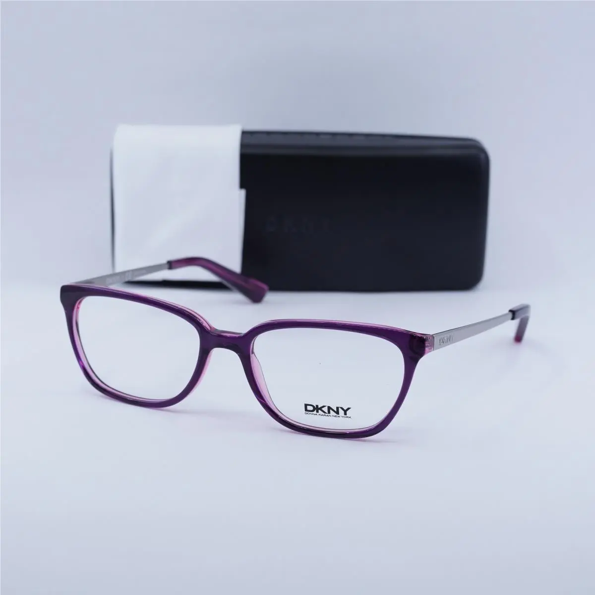 Dkny DY4667 3676 Violet/violet Transparent/silver 52mm Eyeglasses