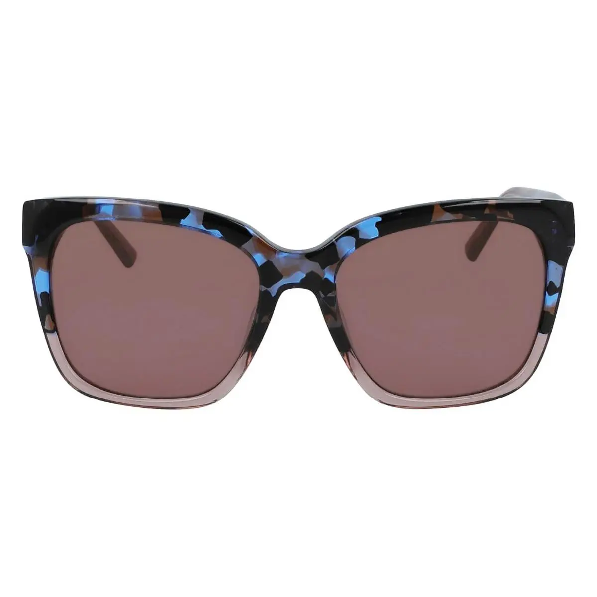 Dkny DK534S Sunglasses Women Crystal Mink Square 56mm by DKNY